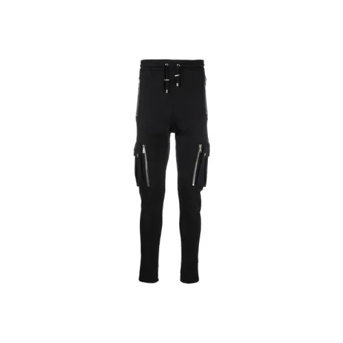 BALMAIN Мужские карго-брюки черного цвета