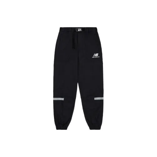 New Balance Вязаные тренировочные штаны унисекс черные