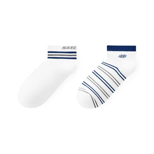 Skechers 2 пачки Белый/Ярко-белый 05NE Мужские носки