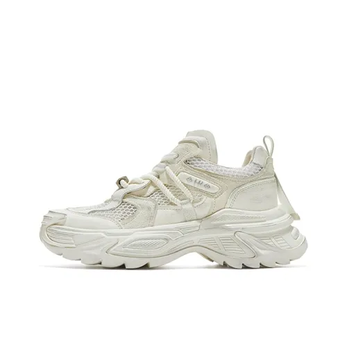 HR Low Топ Толстая подошва Кроссовки Женские Белые