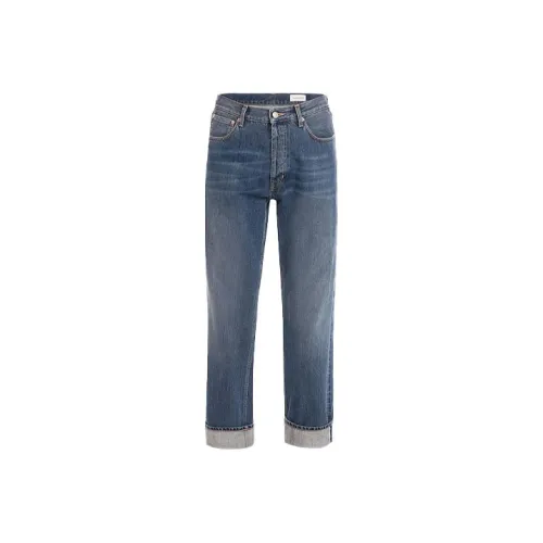 Alexander McQueen Blue Men's Jeans Александр Маккуин Синий Мужской Джинсы