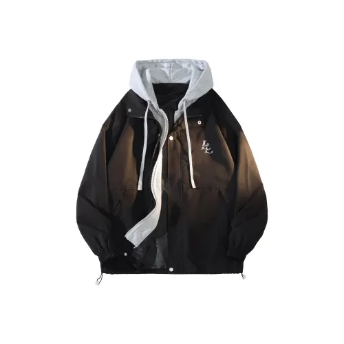 LIVINGTOWN Куртки Пальто Унисекс Черный