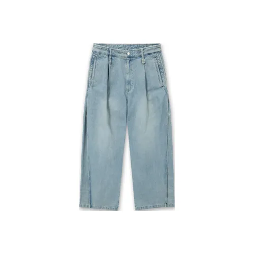 WOOYOUNGMI SS25 Джинсы Мужские Синие