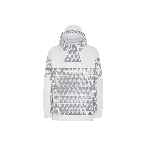FENDI Белый Мужской Парки