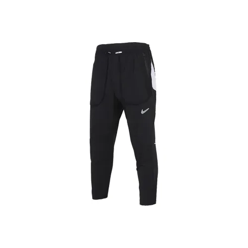 Nike Вязаные тренировочные штаны мужские черные