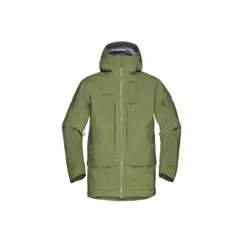 NORRONA Куртки и Пальто Унисекс Лесной Зеленый
