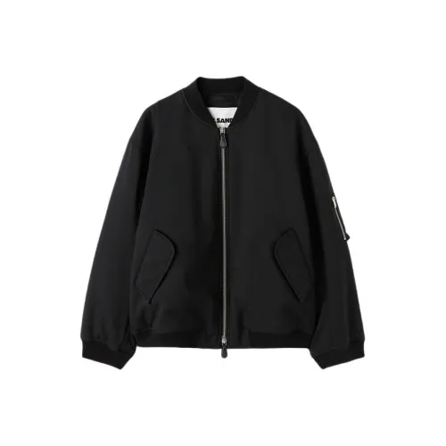 JIL SANDER Мужские черные куртки