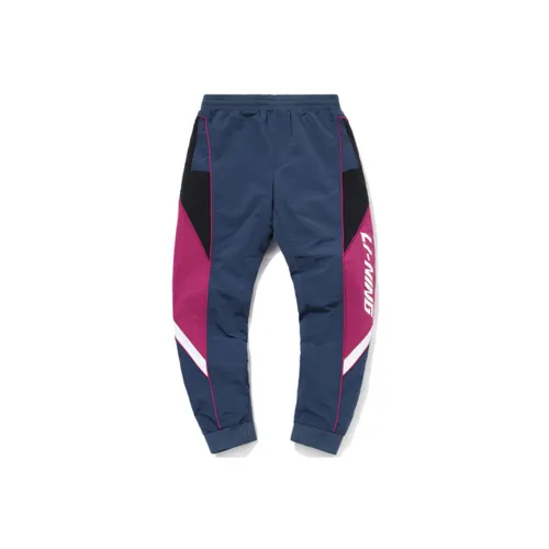 LINING Вязаные тренировочные брюки мужские темно-прусский синий