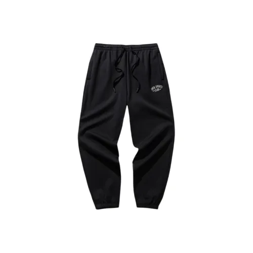 ANTA Life Collection Вязаные тренировочные брюки Мужские Основной черный