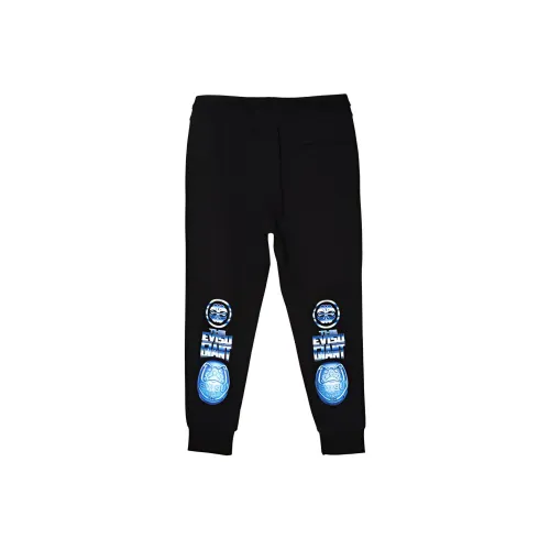 EVISU FW19 Повседневные брюки Мужские Черные