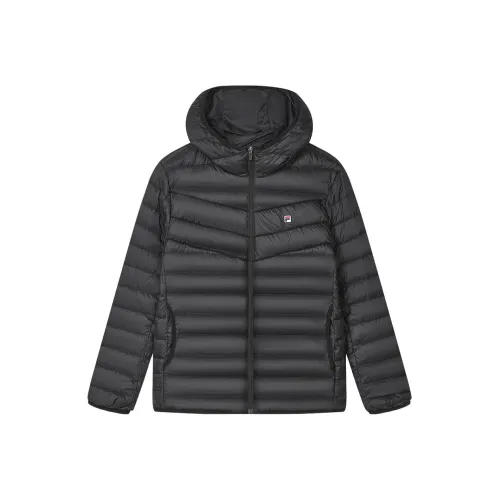 FILA Глубокий Черный Мужской Пуховик