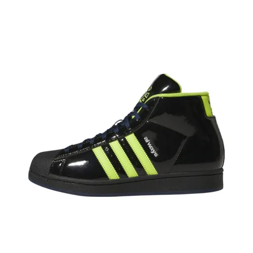 Always DO What YOU Should DO x Adidas Originals Pro Model Slip-Resistant Abrasion-Resistant High Top Skateboard Shoes