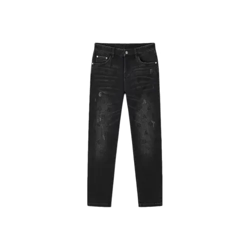 DEGAIA Мужские черные джинсы