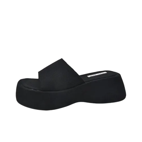 WOXXXN Slip Resistant Abrasion Resistant Слипоны Женские Черный