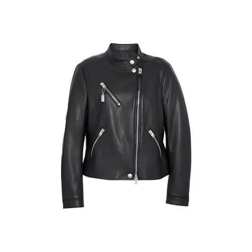 COACH Черные Мужские Кожаные Куртки