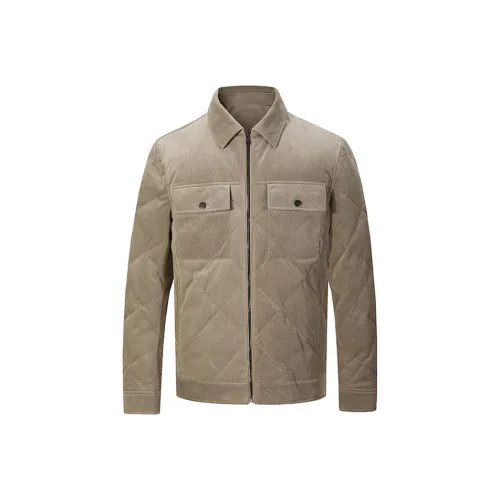 DAVID NAMAN Пуховик Мужской Хаки