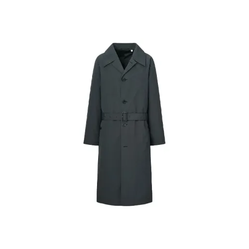 UNIQLO Тренчкот Мужской Темно-Серый