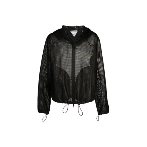 Bottega Veneta Черные Мужские Кожаные Куртки