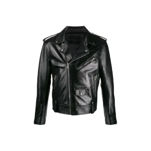 Givenchy Черные Мужские Кожаные Куртки