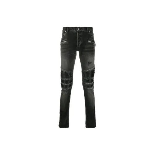 BALMAIN Мужские черные джинсы