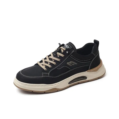 Cigna Низкий Топ Скейтборд Кроссовки Мужские Черные