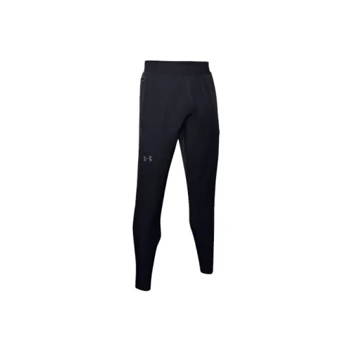Under Armour Woven Collection Черные Мужские Вязаные Тренировочные Штаны