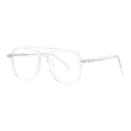 MUZU Пластина And Металл TR Памятный пластик TR90 Авиатор Оправы для очков Унисекс Многоцветные