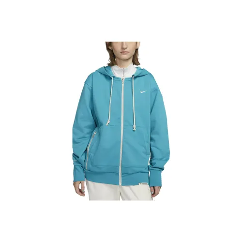 nike Dri Fit Full Zip Баскетбольный худи Куртки и пальто Унисекс Синий