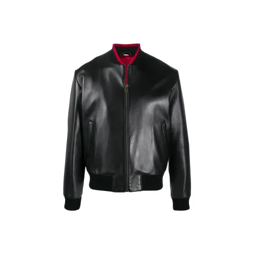 GUCCI Мужские черные кожаные куртки