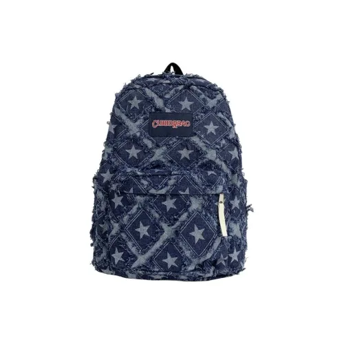 HCXK Denim Backpack Unisex Royal Blue Blue Light Blue HCXK Деним Рюкзак Унисекс Королевский Синий Синий Светлый Синий