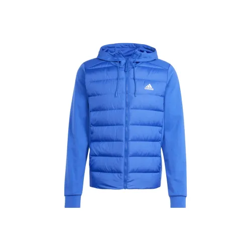 Adidas Essentials Hybrid Down Hooded Jacket Куртка Куртки и Пальто Мужской Синий