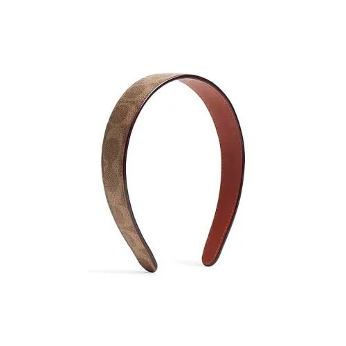COACH Canvas Ободки для волос Женские Коричневый