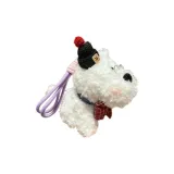 Ожерелье-чокер в красной клетке