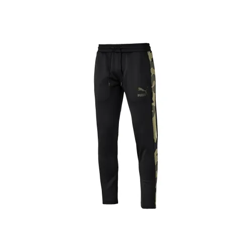 PUMA Черные Мужские Вязаные Спортивные Штаны