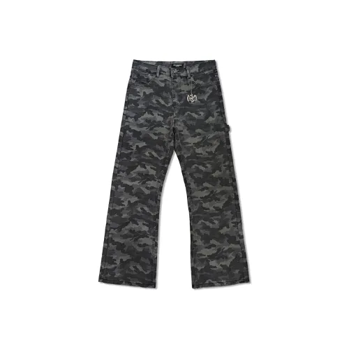 VOLCHOK Камуфляж Унисекс Джинсы