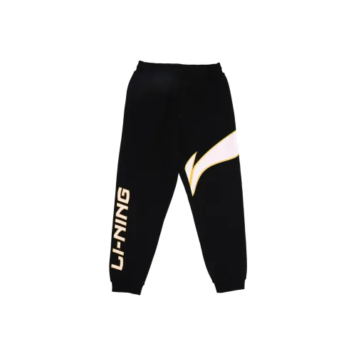 LINING Вязаные тренировочные брюки мужские новый стандартный черный