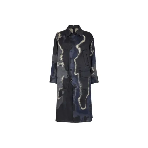 FENDI Черный Мужской Тренч