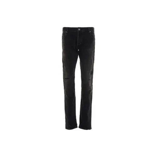 BALMAIN Мужские черные джинсы