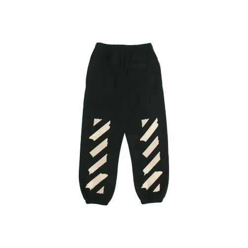 Off Белый SS20 Вязаные Тренировочные Штаны Мужские Черные
