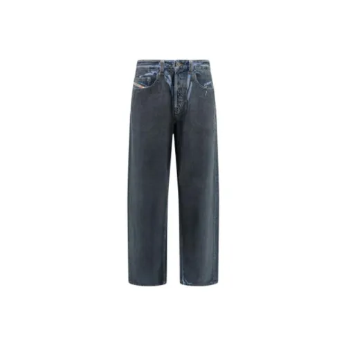 DIESEL Серый Синий Мужские Джинсы