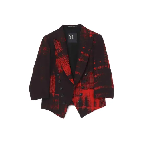 Yohji Yamamoto Y'S SS24 Куртки Пальто Унисекс Румяный