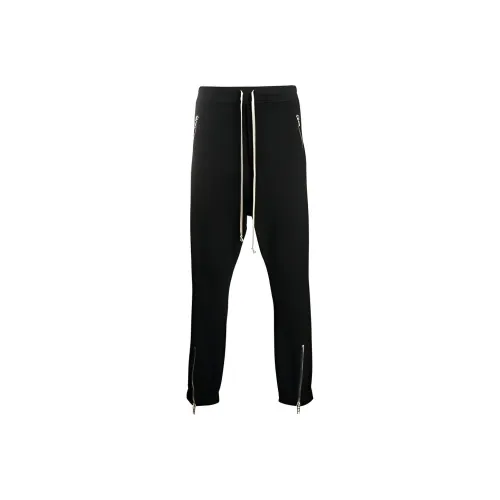 RICK OWENS совместный бренд Черные мужские вязаные тренировочные брюки