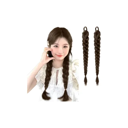 MUYAN Сладкий стиль Два хвостика Твист Брайды Парики