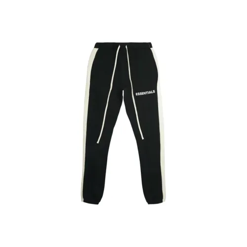 Fear Of God Essentials SS20 Вязаные Спортивные Штаны Осенние Мужские Черные