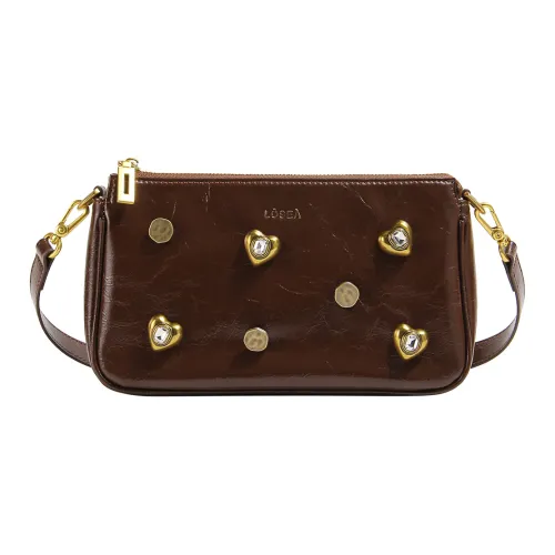 LOSEA ПУ (полиуретан) Сумка через плечо Маленькая Женская Коричневая