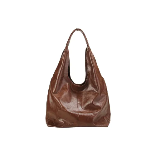 LOSEA Искусственная кожа Винтажная сумка через плечо Женская Коричневая Черная