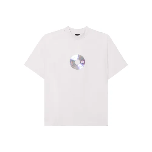 Balenciaga T-Shirt Regular Fit Unisex Ecru