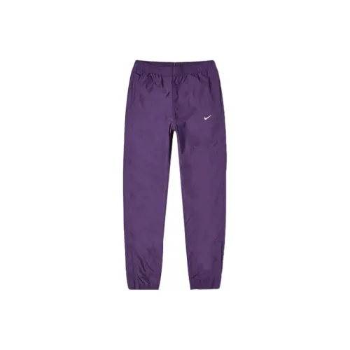 Nike Вязаные тренировочные штаны мужские фиолетовые