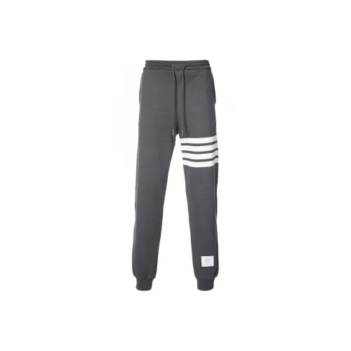 THOM BROWNE Серые Мужские Вязаные Спортивные Штаны