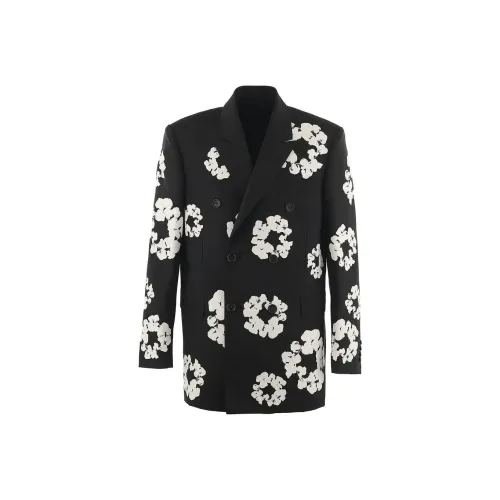 SAINT Mxxxxxx Denim Tears совместный бренд Co фирменный черный мужской куртки